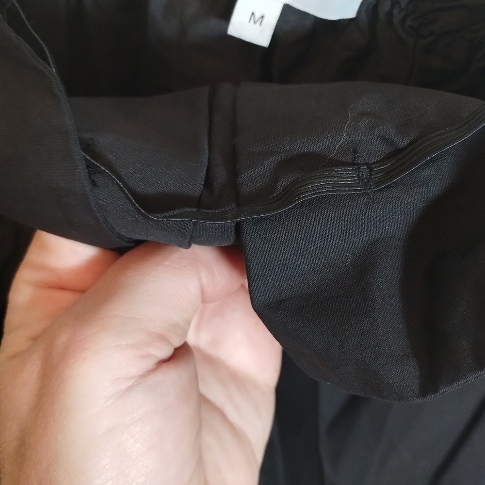 NWT AREA Black Bandeau sz M - Picture 5 of 5